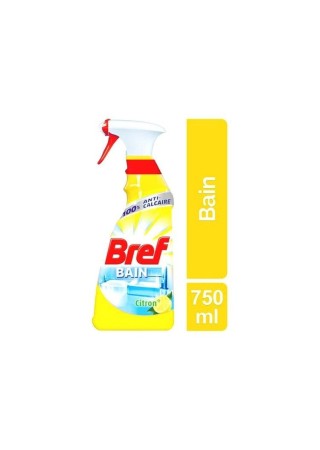 BREF spray salle de bain citron 750ml chockies epicerie