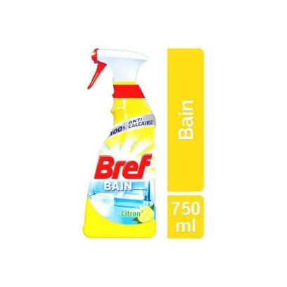 BREF spray salle de bain citron 750ml chockies epicerie