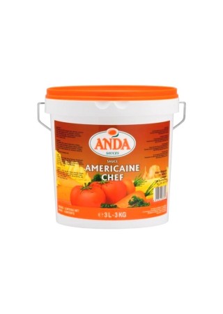 ANDA sauce américaine chef 3 L