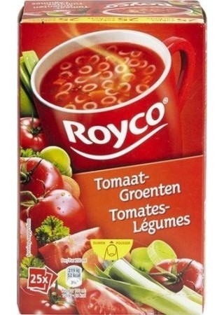 ROYCO Classic soupe tomates - légumes 25 pcs - CHOCKIES