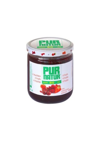 Pur Natur confiture bio 4 fruits rouges 450 gr CHOCKIES