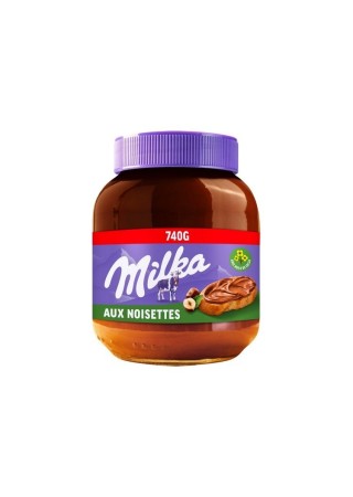 FR - Milka pâte à tartiner aux noisettes et à l'huile de colza 740 gr