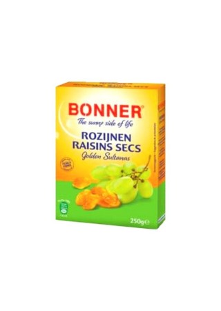 Bonner raisins secs Golden sultanas 250 gr