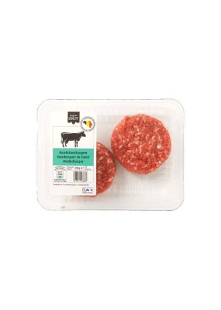 A - Hamburger de boeuf 2pc 250 gr