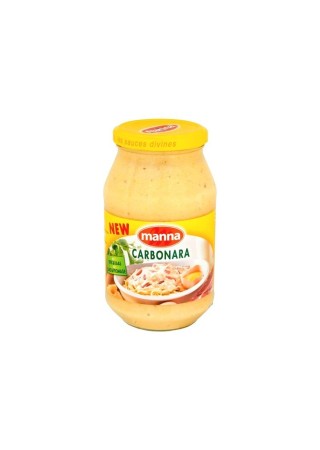 Manna sauce carbonara lard - fromage 500 gr