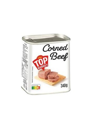Top Budget corned beef 340 gr