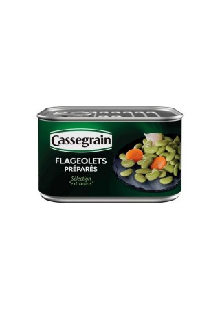 Cassegrain flageolets cuisinés extra fins 265 gr