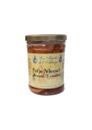 Mijotés de l'Abbaye Potjevleesch 3 viandes désossés 750 gr