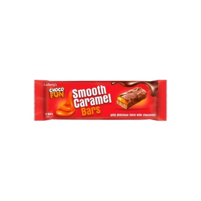 Ludwig's Choco Fun caramel tendre barre 6x 36 gr