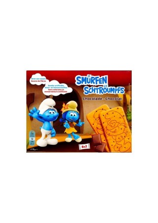 Les Schtroumpfs biscuit chocolat 8x 2 pc 200 gr
