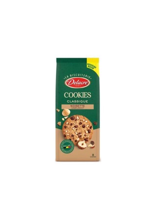 D - Delacre 8 cookies classique noisette chocolat 136 gr
