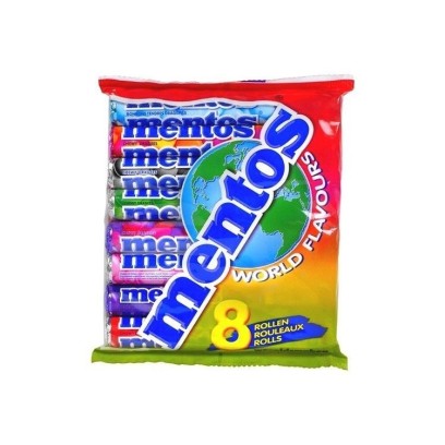 Mentos bonbons Saveurs du monde 8 x 38 gr - CHOCKIES