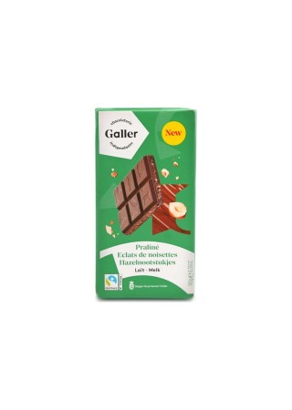 Galler tablette chocolat lait éclats de noisettes 180 gr