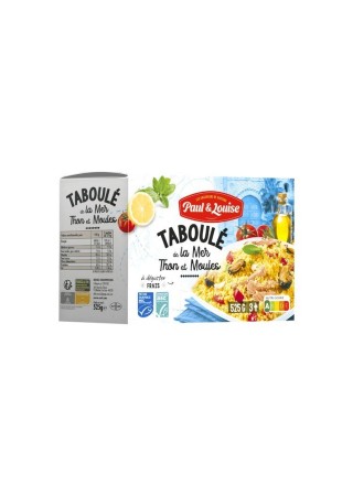 Paul & Louise taboulé de la mer au thon et moules 3 port. 525 gr
