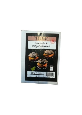 Ottimo black burger charolais 48 pcs