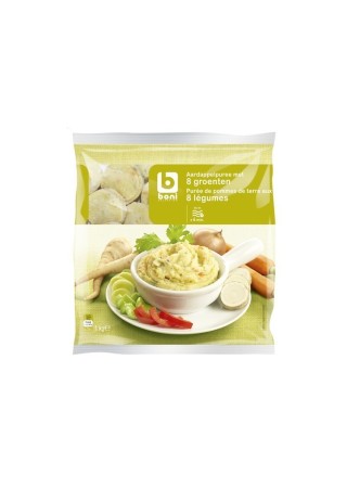 BONI SELECTION purée aux 8 légumes 1 kg Livraison Surgelé Belgicastore