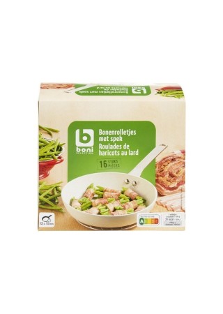 Boni Selection 16 roulades haricots au lard 480 gr