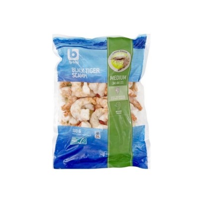 Boni Selection scampis black tiger blanchis (34-44) 500 gr