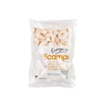 EVERYDAY scampis décortiqués blanchis (38-51) 500gr