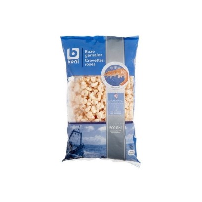 BONI SELECTION crevettes roses 500gr - BELFREEZE