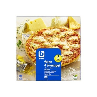 BONI SELECTION pizza 4 fromages 2x340gr - Belfreeze