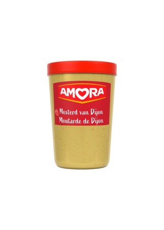Mostaza Dijon Amora vaso 185 gr CHOCKIES GROUP BELGICASTORE