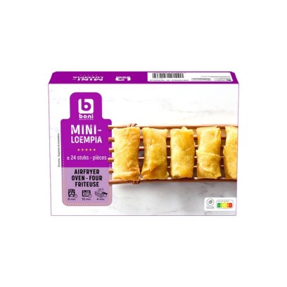 Boni Selection 24 Mini-Loempia-Gemüse 480 gr Lieferung Tiefgekühlt