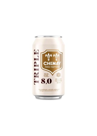 Cerveza trapense triple Chimay 8.0 33 cl Grupo Chockies SRL