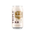 Cerveza trapense triple Chimay 8,0% 33 cl