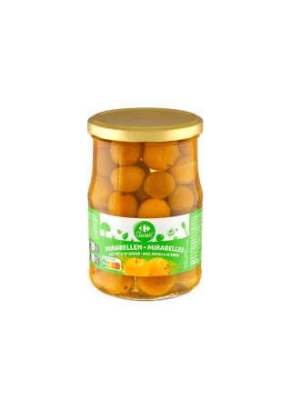 Carrefour Classic Mirabellen in Sirup 560g Belgicastore Chockies