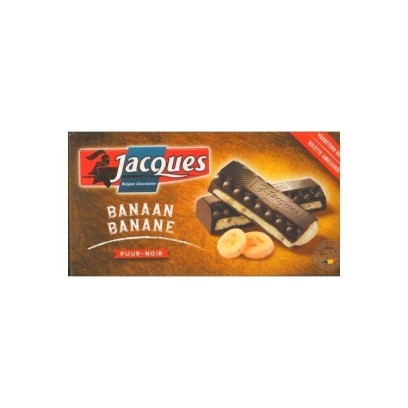 Jacques chocolat belge fondant banane 200 gr CHOCKIES